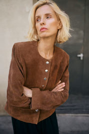 Karen By Simonsen Ebba Suede Jacket | Partridge