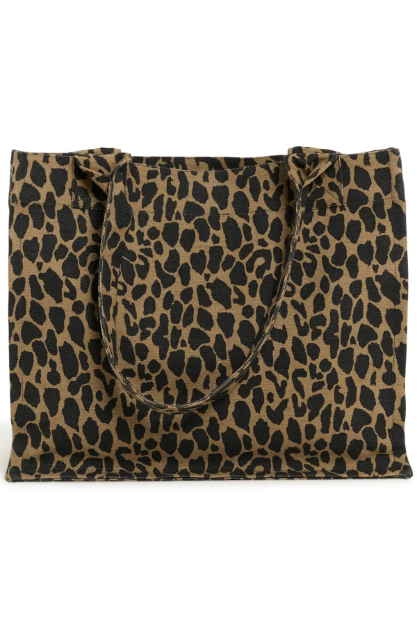 St Tropez Pansy Bag | Tigers Eye Leopard