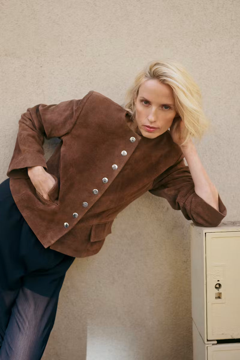 Karen By Simonsen Ebba Suede Jacket | Partridge