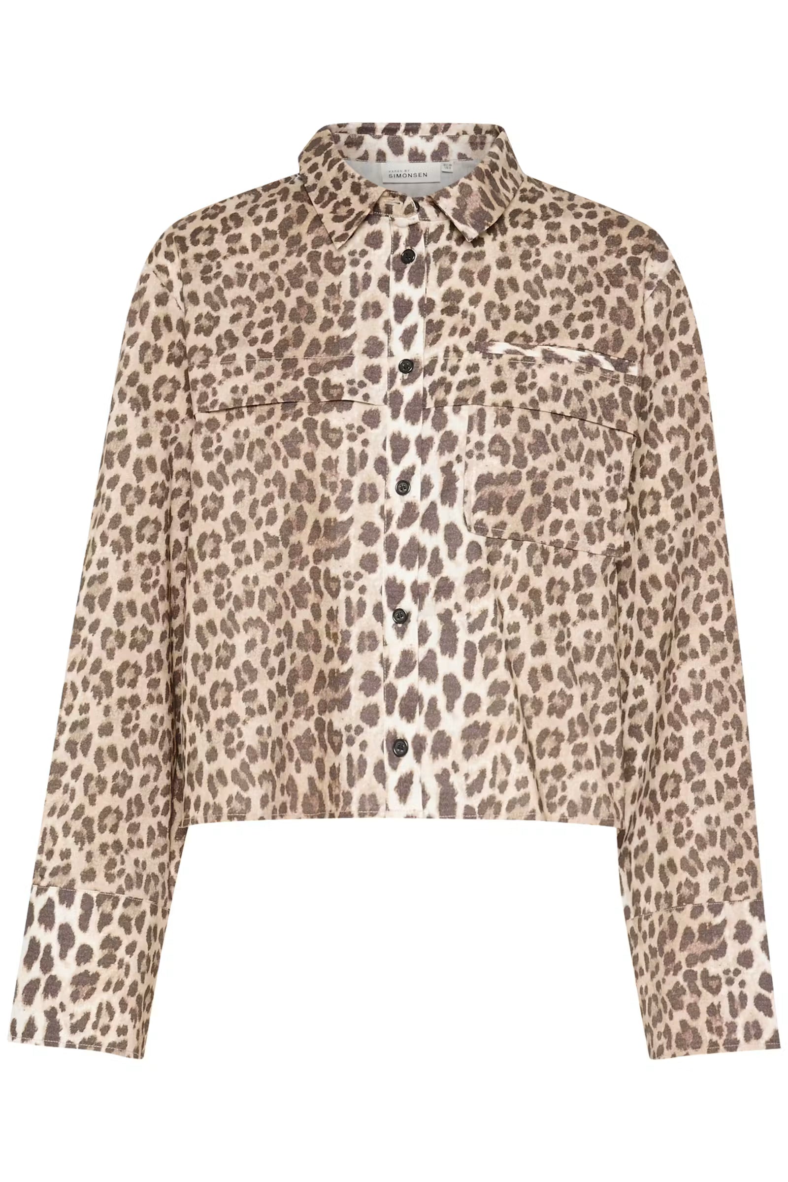 Karen By Simonsen Ulrike Shirt | Taupe Leopard