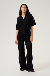 Karen By Simonsen Upala Polo Top | Black
