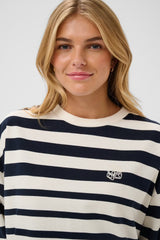 St Tropez Philene Sweatshirt | Night Sky Stripe