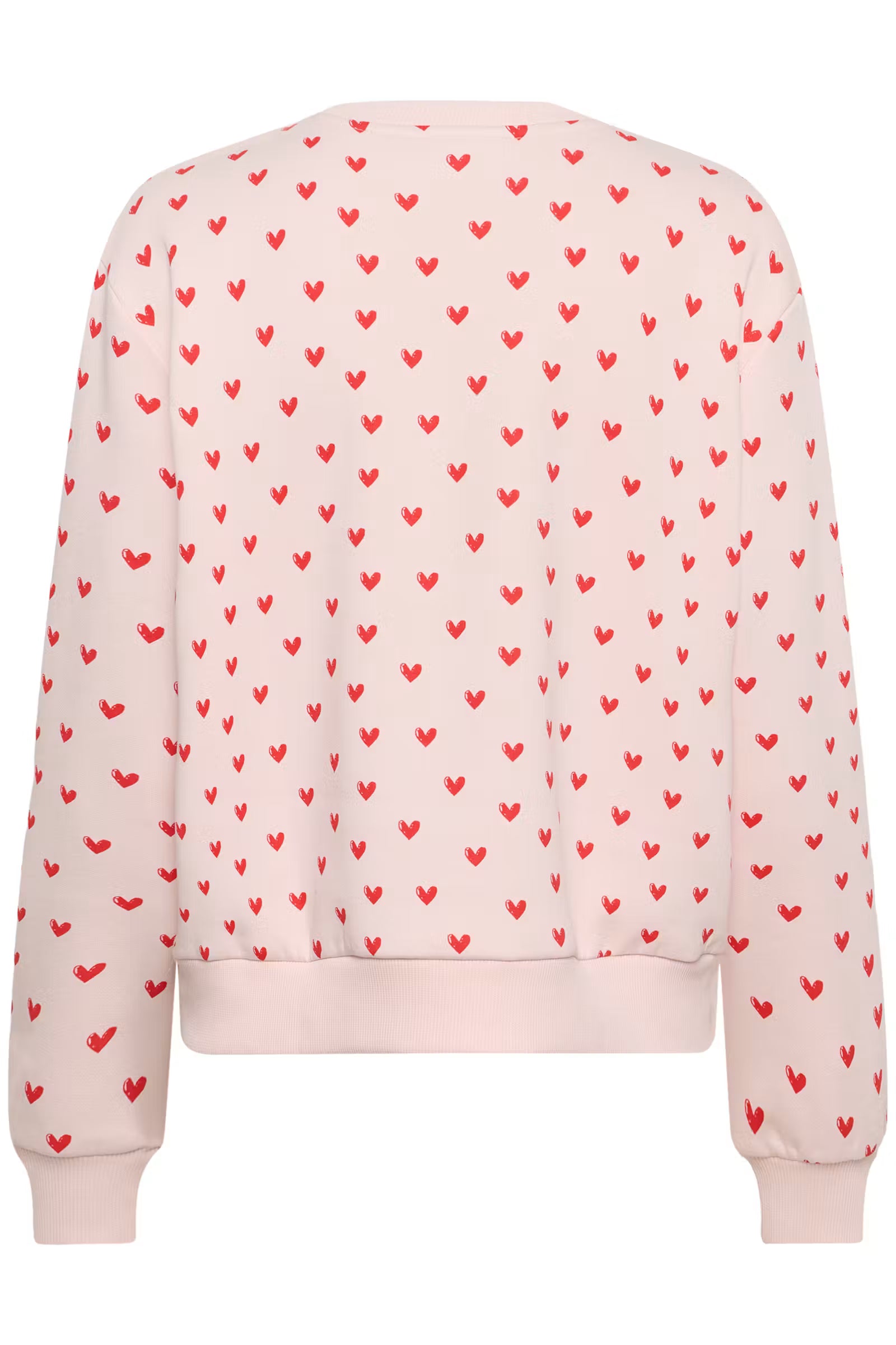 St Tropez Pamma Sweatshirt | Chalk Pink Red Heart
