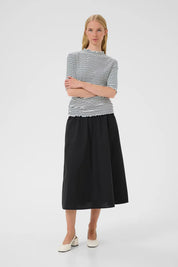 Karen By Simonsen Candace Short Sleeve Tee | White With Night Sky