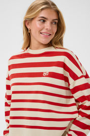 St Tropez Philene Sweatshirt | Valiant Poppy