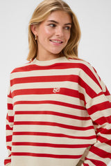 St Tropez Philene Sweatshirt | Valiant Poppy