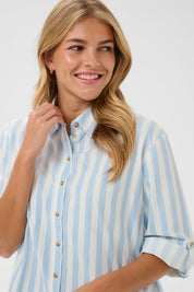 Saint Tropez Zalinda Shirt | Skyway Ice Stripe