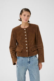 Karen By Simonsen Ebba Suede Jacket | Partridge