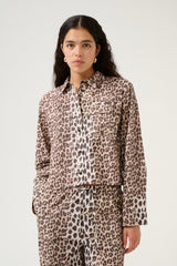 Karen By Simonsen Ulrike Shirt | Taupe Leopard