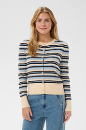 St Tropez Phillia Cardigan | Allure Multi Stripe