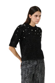 Karen By Simonsen Celia Pullover Top | Black
