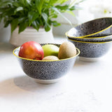 Mikasa Does it All Bowl | 15.7cm Black Floral