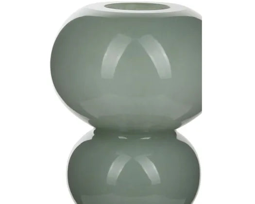 Robert Mark Peeble Glass Vase | Dusty Sage 30cm