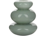 Robert Mark Peeble Glass Vase | Dusty Sage 20cm