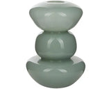 Robert Mark Peeble Glass Vase | Dusty Sage 25cm