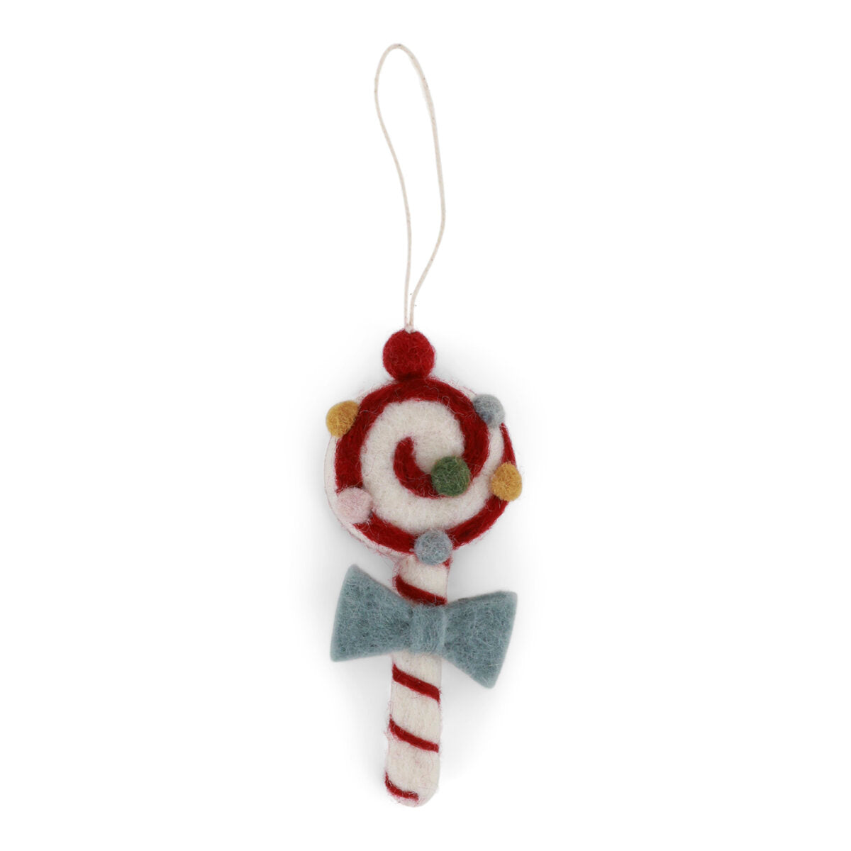 Gry & Sif Christmas Candy Decoration | Light Blue Bow