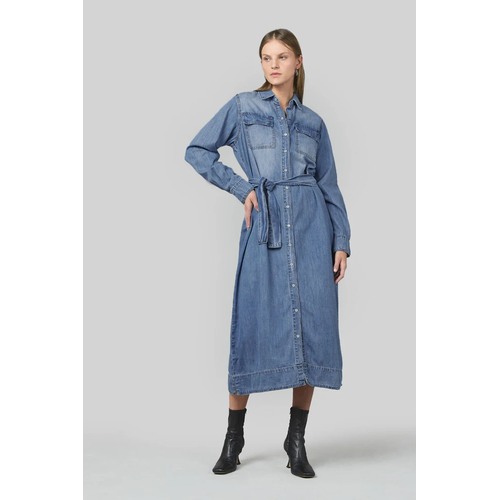 Dricoper Naia Dress | Sunbleach Denim