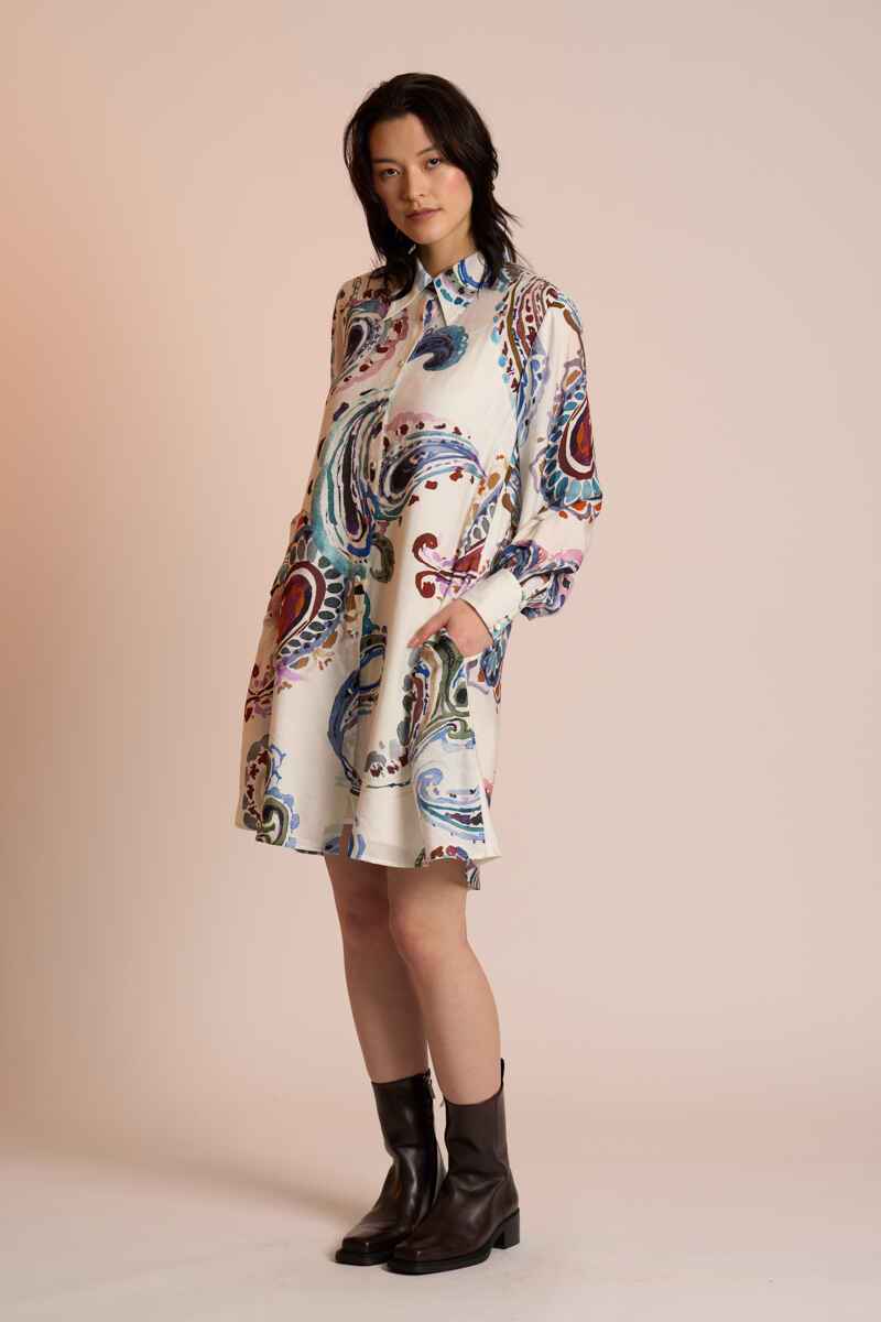Neris Gaia Dress | Paisley
