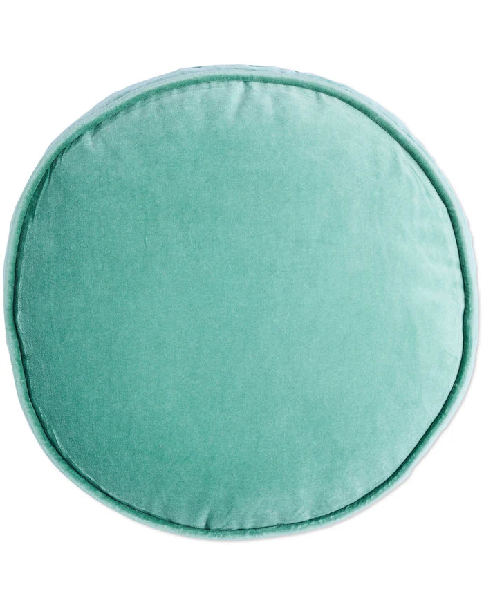 Kip & Co Velvet Pea Cushion | Pistachio
