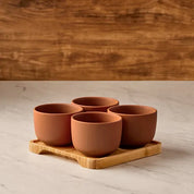 Bia Share Set of 4 Round Bowls | Terracotta