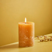St Eval Folk 3"x4" Scented Pillar | Amber