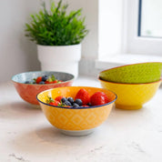 Mikasa Does it All Bowl | 15.7cm Yellow Floral