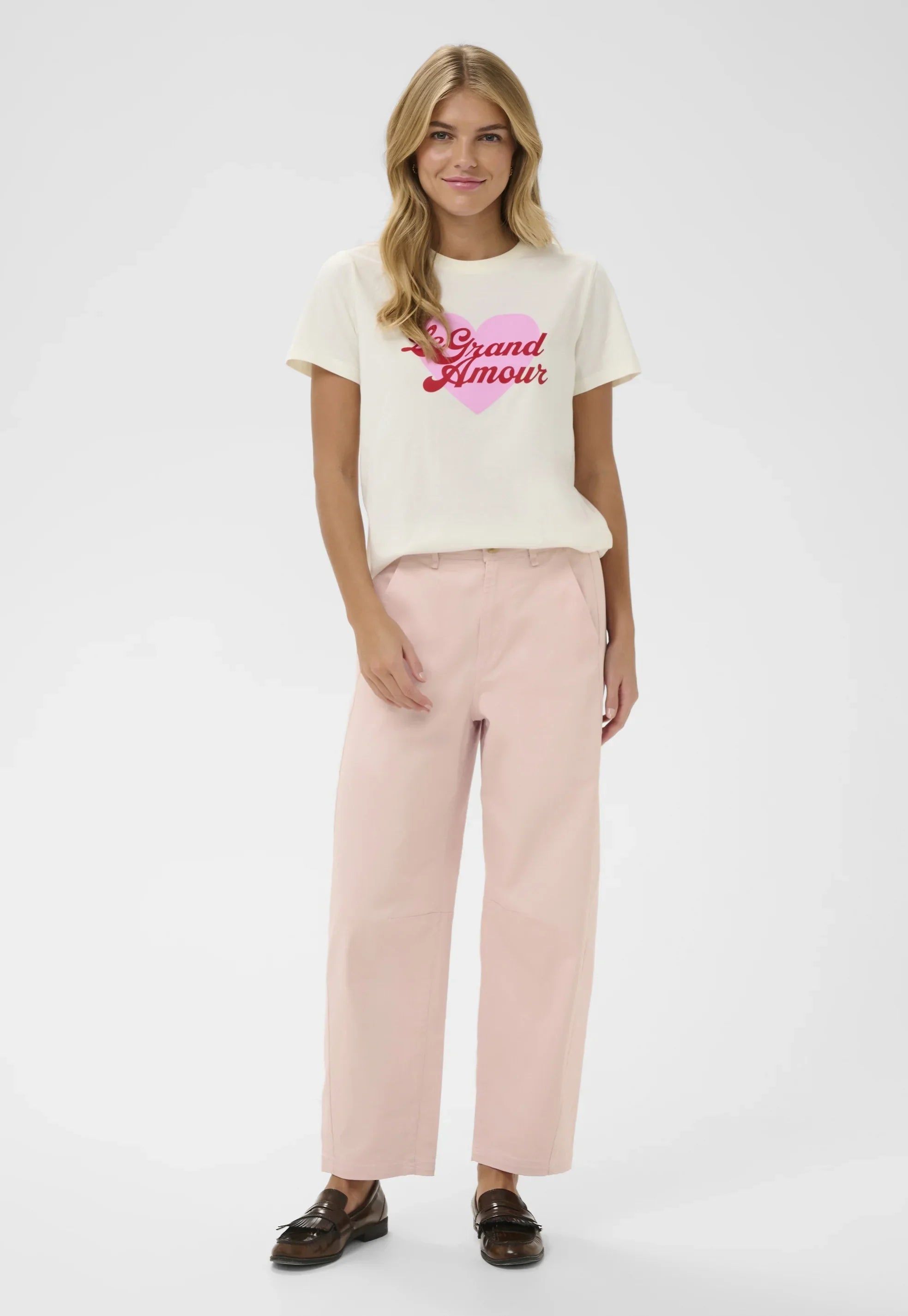 St Tropez Paude Jeans | Chalk Pink