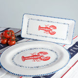 Melamine Nautical Rectangle Platter | Lobster 43cm