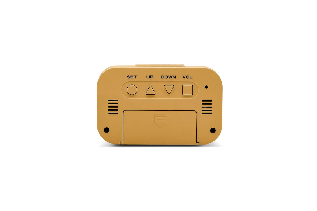 Acctim Kitto Digital Alarm Clock | Mustard