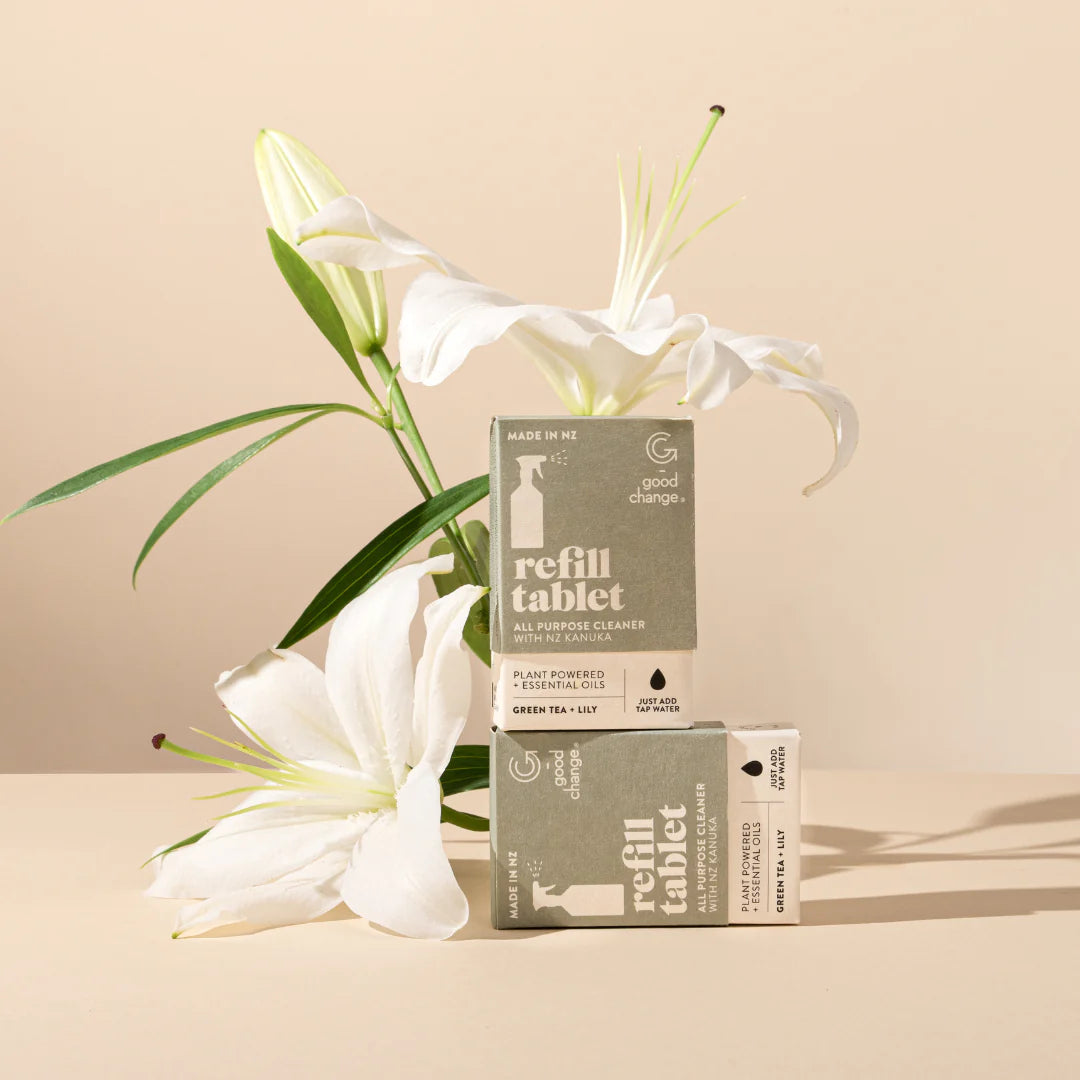 Good Change Refill Tablet | All Purpose Green Tea + Lily
