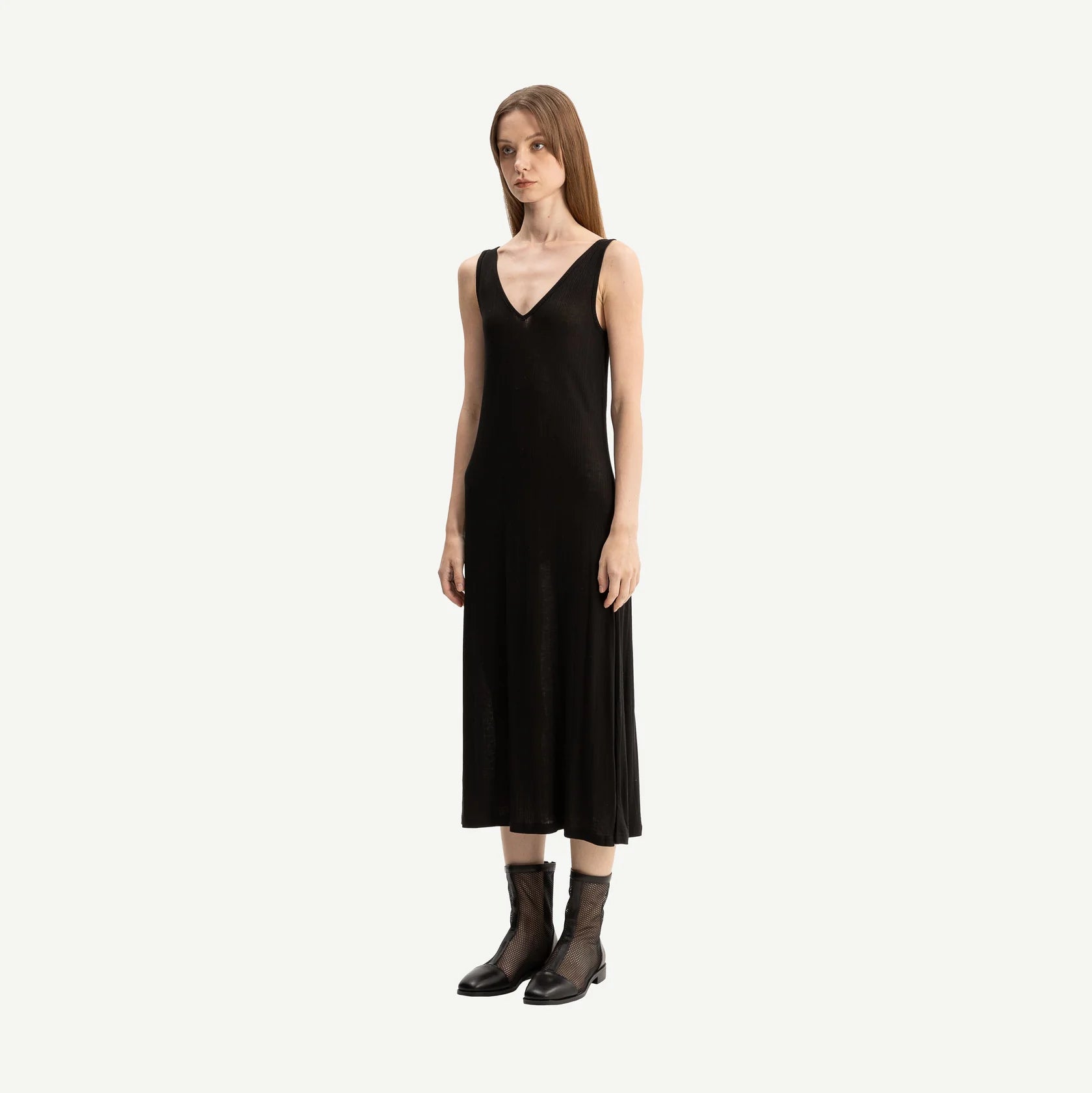 Bone & Arrow Corian Slip Dress | Black