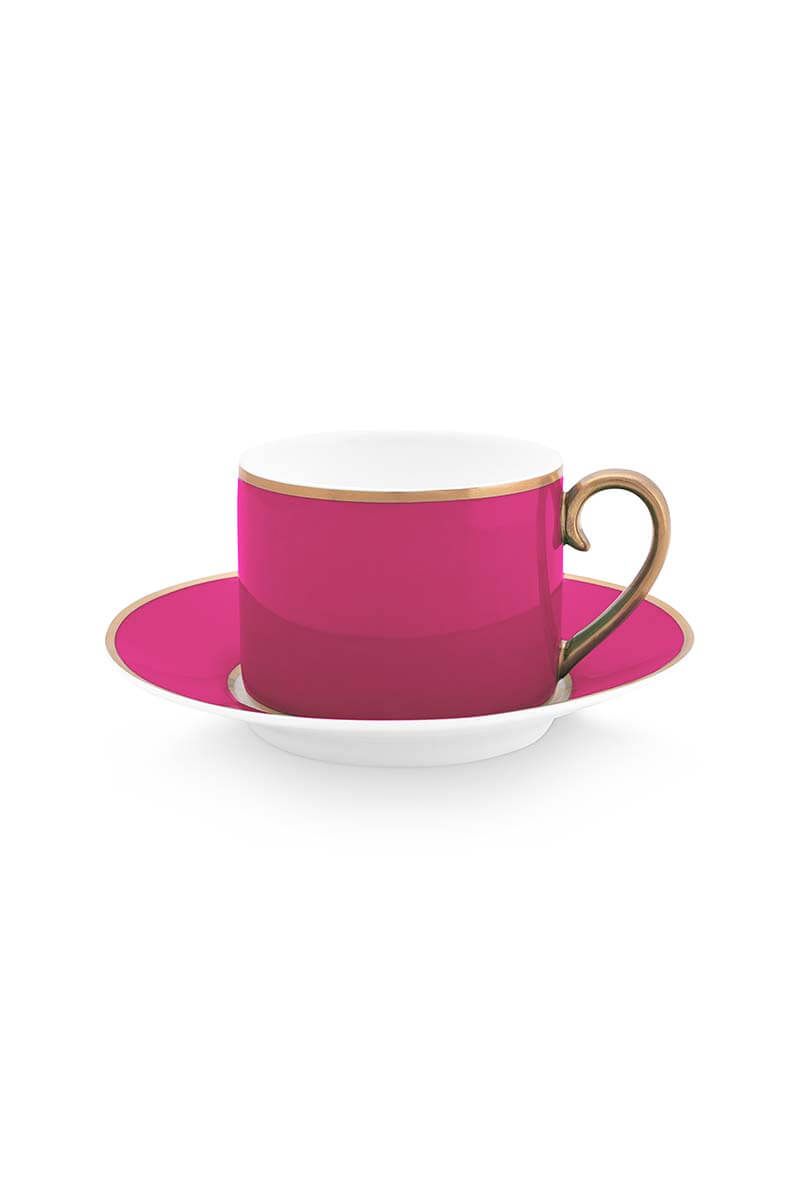 Crave Pip Chique Cappuccino Cup & Saucer Pink