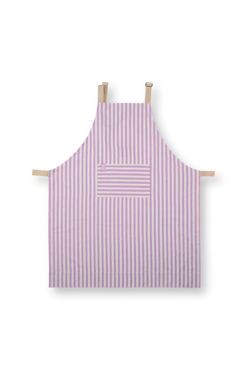 Pips Studio Stripes Apron | Lilac