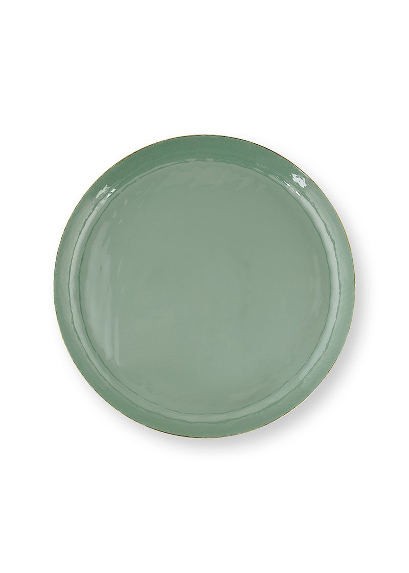 Crave Tray Enamelled Green 40cm