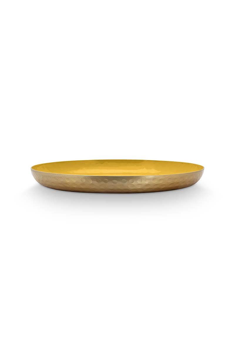 Crave Tray Enamelled Ocher 40cm