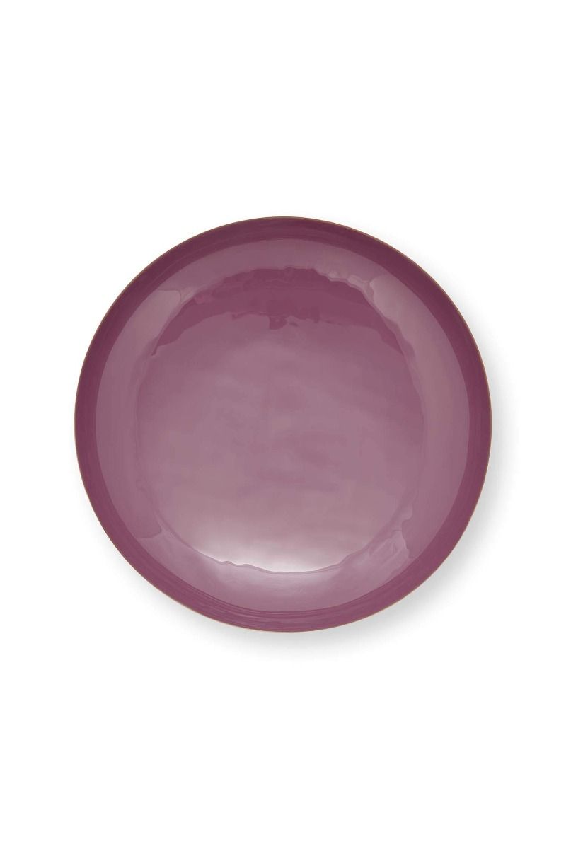 Pip Studio Low Tray Metal | Lilac
