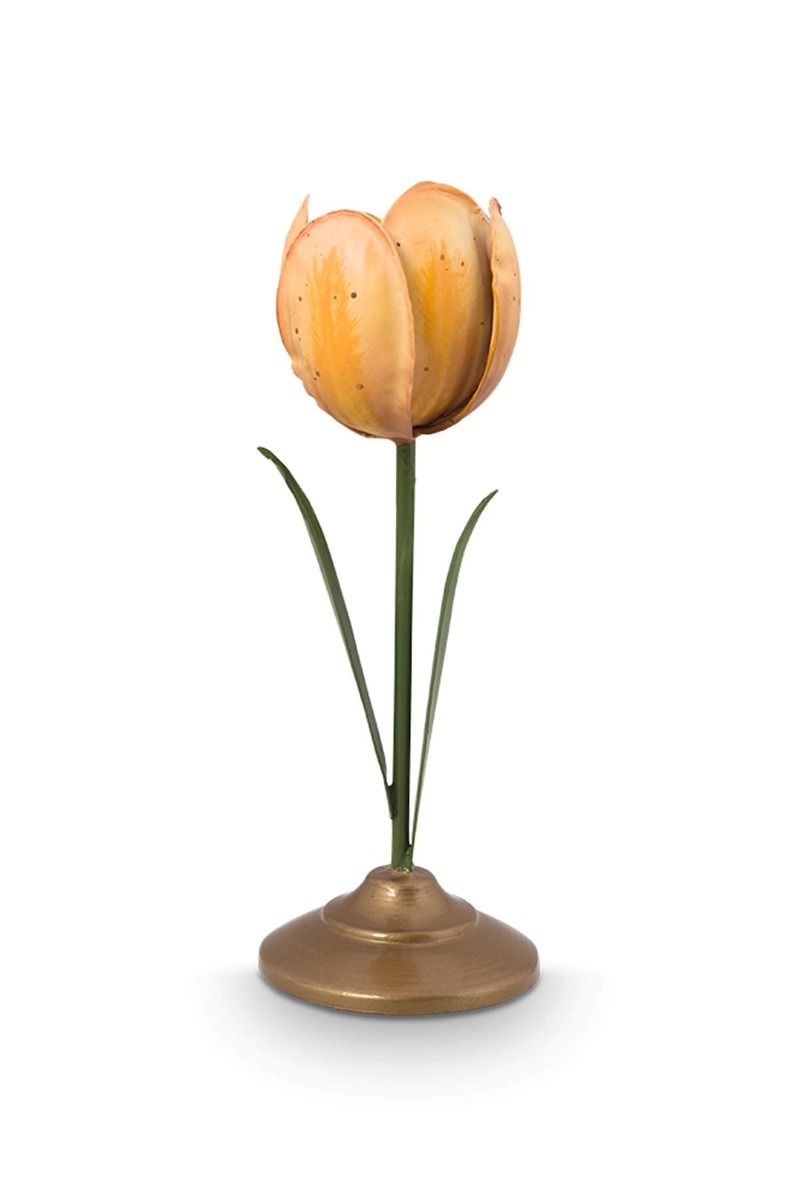 Pip Studio Tulip Candle Holder Set Of 2 | Yellow