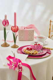 Pip Studio Set Of 2 Tulip Candle Holders | Pink