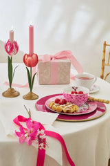 Pip Studio Set Of 2 Tulip Candle Holders | Pink