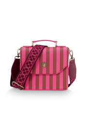 Pip Studio Frances Crossbody Bag | Pink Stripe
