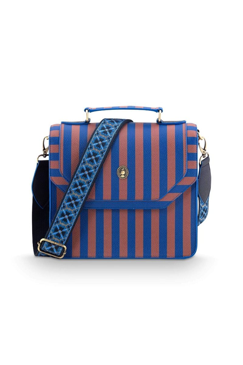 Pip Studio Frances Crossbody Bag | Blue Stripe