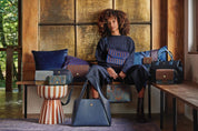 Pip Studio Frances Crossbody Bag | Blue Stripe