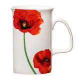 Ladelle Red Poppies Can Mug