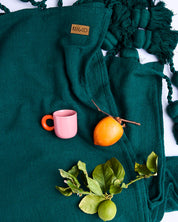 Kip & Co Pine Tassle Throw | Pine