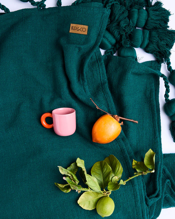 Kip & Co Pine Tassle Throw | Pine