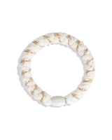 Kknekki Original Hair Ties | Velvet Stripe Ivory