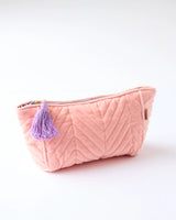 Kip & Co Sherbet Velvet Toiletry Bag | Sherbet