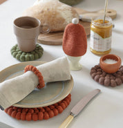 Gry & Sif Big Coaster | Rust Red