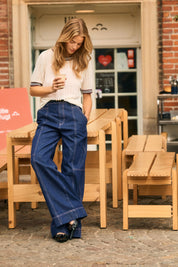 St Tropez Posey Jeans | Dark Blue