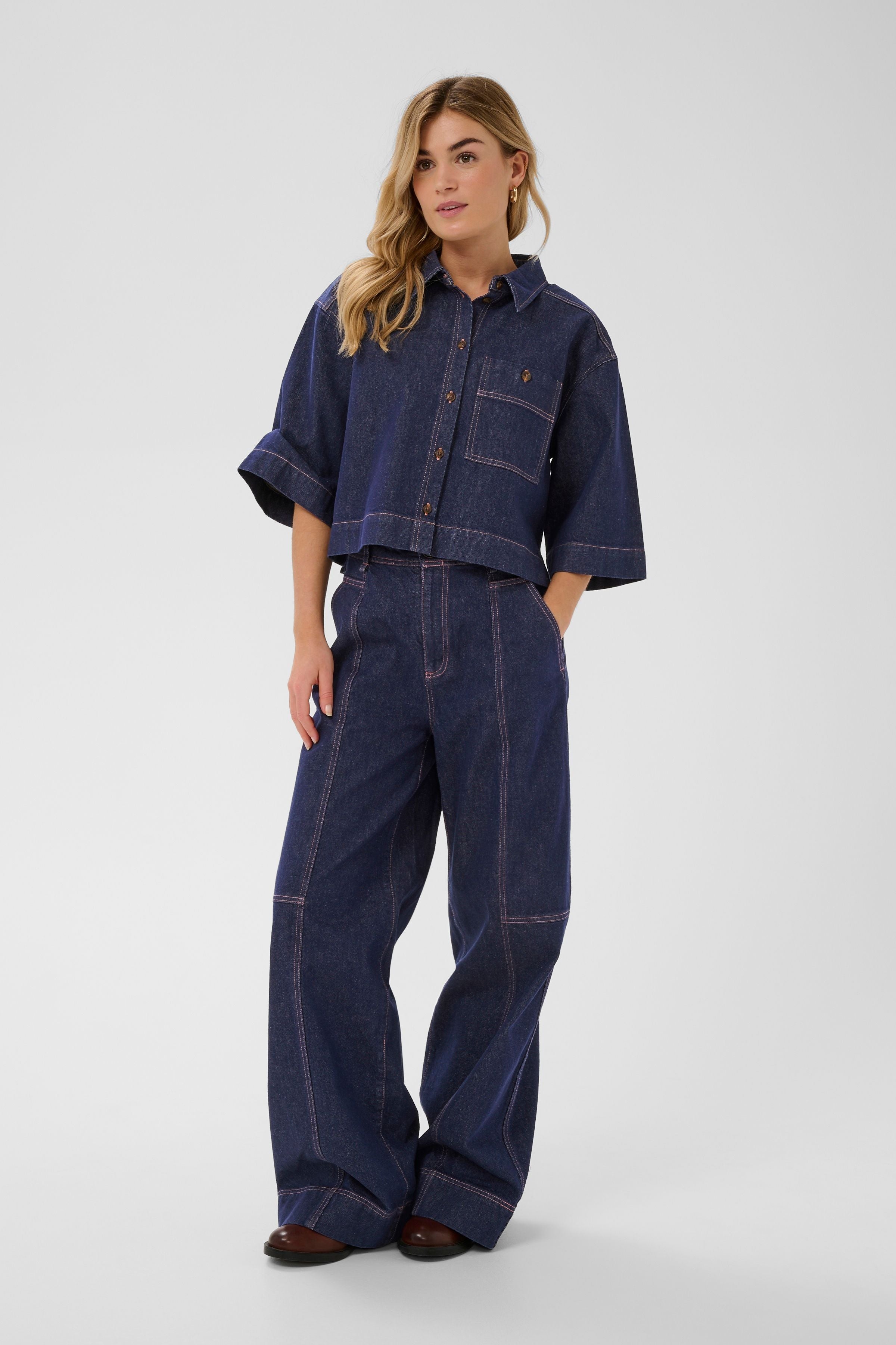 St Tropez Posey Jeans | Dark Blue